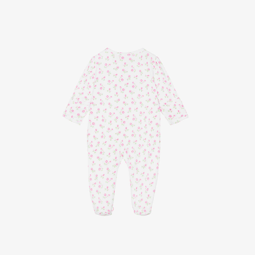 Kissy Kissy-Girls Rosy Blossoms Cotton Babygrow | Childrensalon Outlet