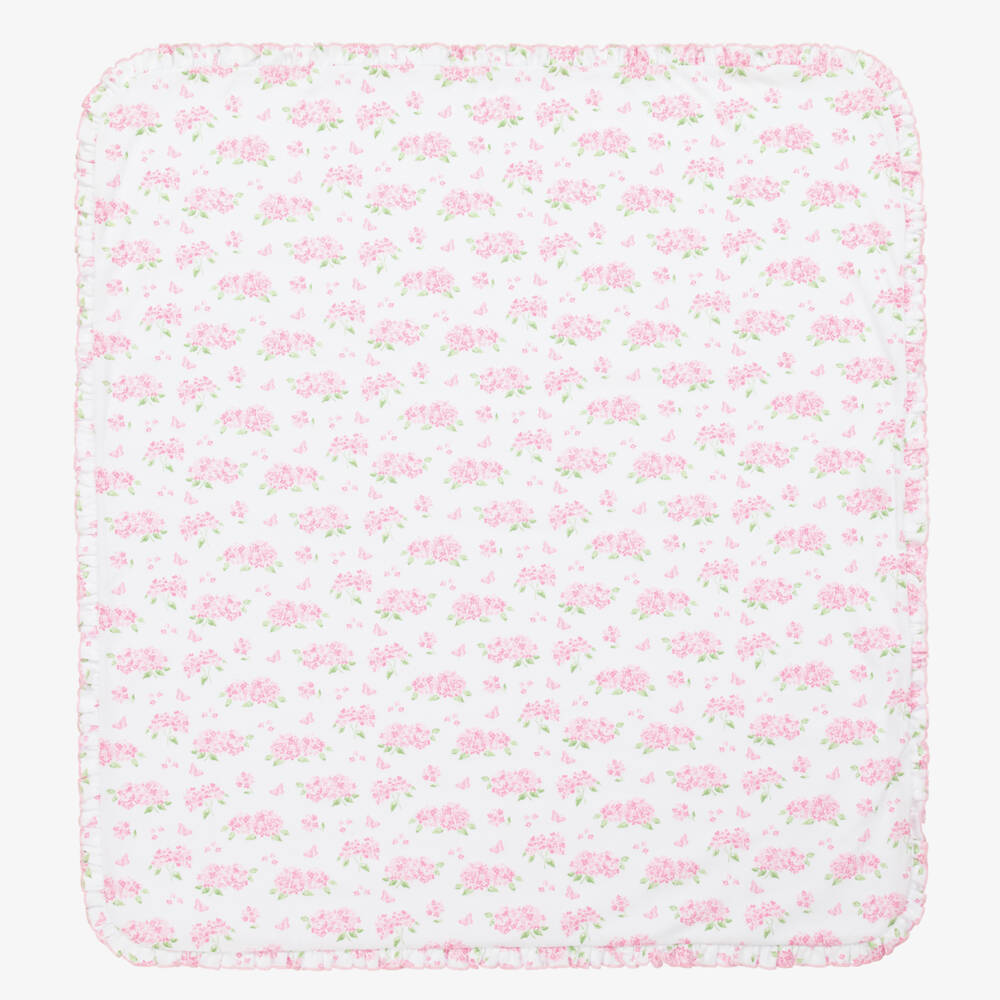 Kissy Kissy-Girls' Soft Pink Floral Blanket | Childrensalon Outlet