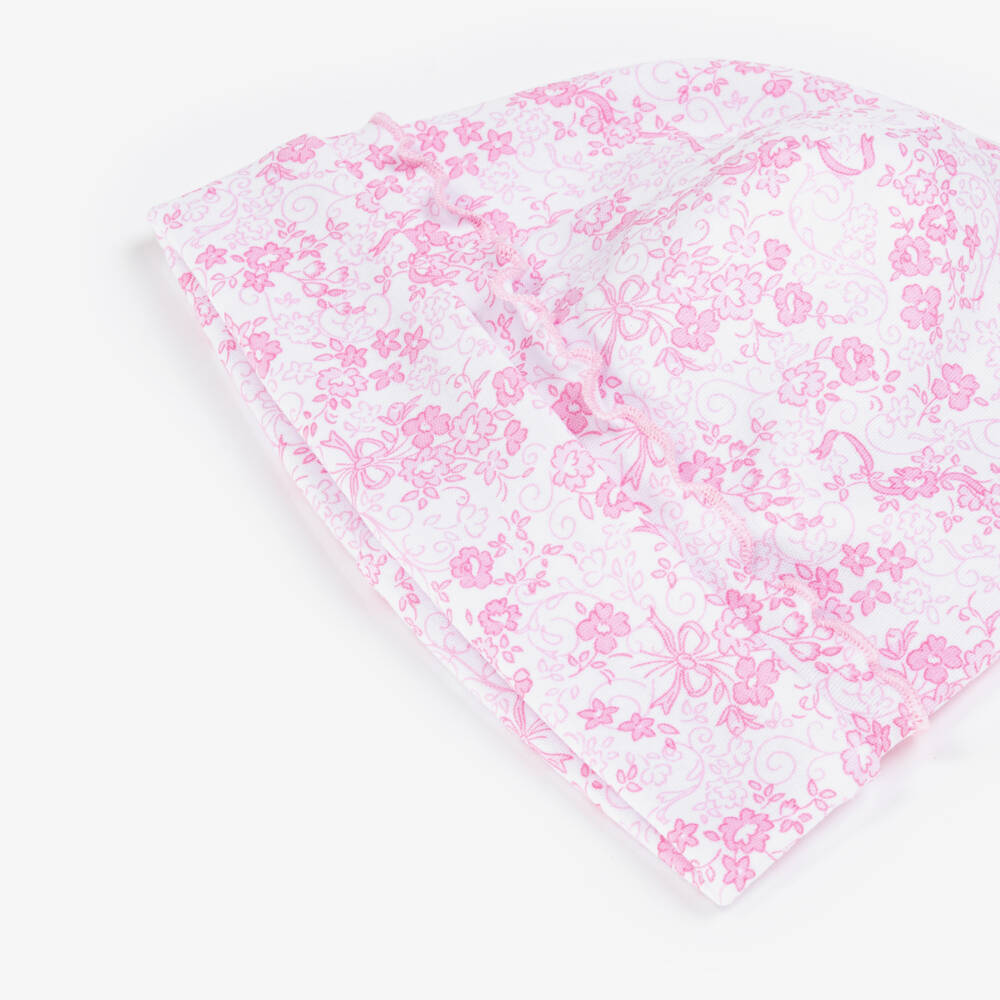 Kissy Kissy-Girls Soft Pink Floral Hat | Childrensalon Outlet