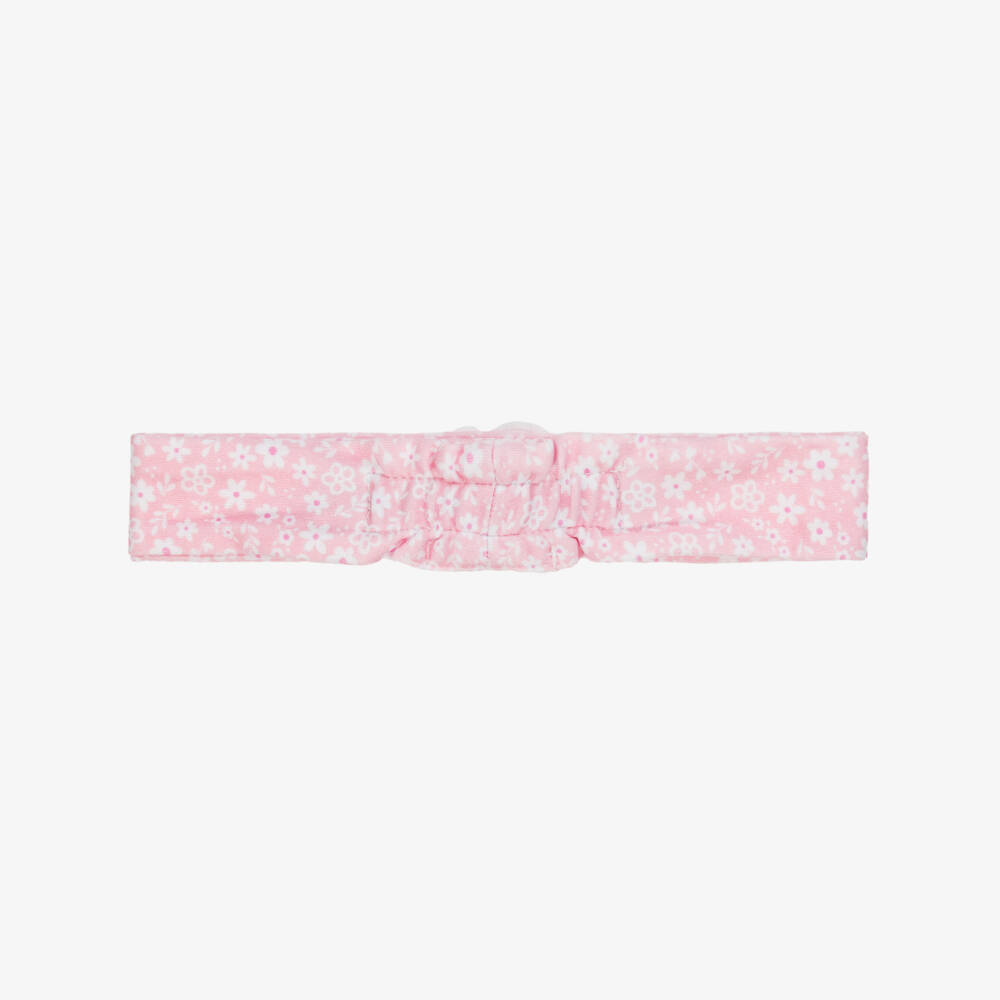 Kissy Kissy-Girls Soft Pink Floral Headband | Childrensalon Outlet