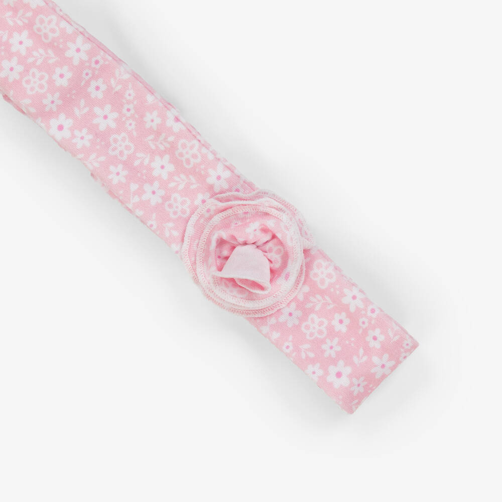 Kissy Kissy-Girls Soft Pink Floral Headband | Childrensalon Outlet