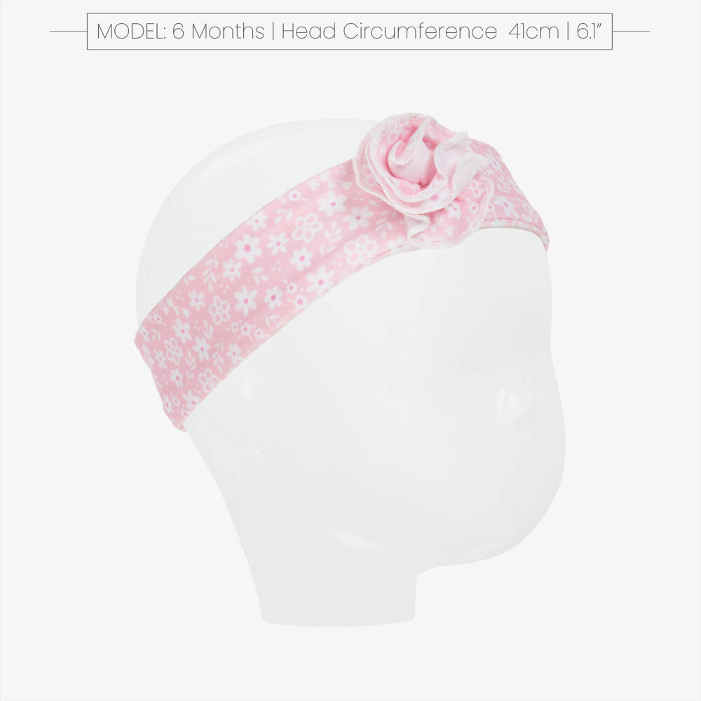 Kissy Kissy-Girls Soft Pink Floral Headband | Childrensalon Outlet