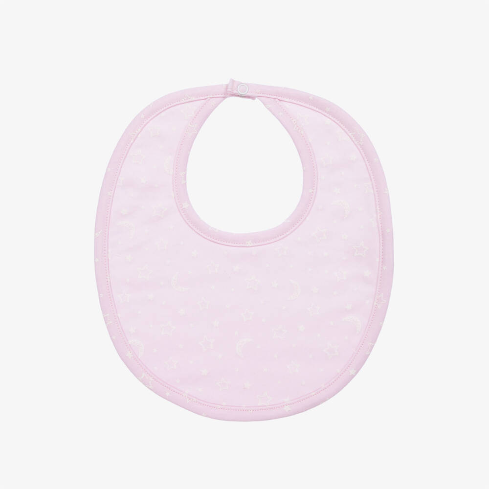 Kissy Kissy-Girls Soft Pink Moonlight Bib | Childrensalon Outlet
