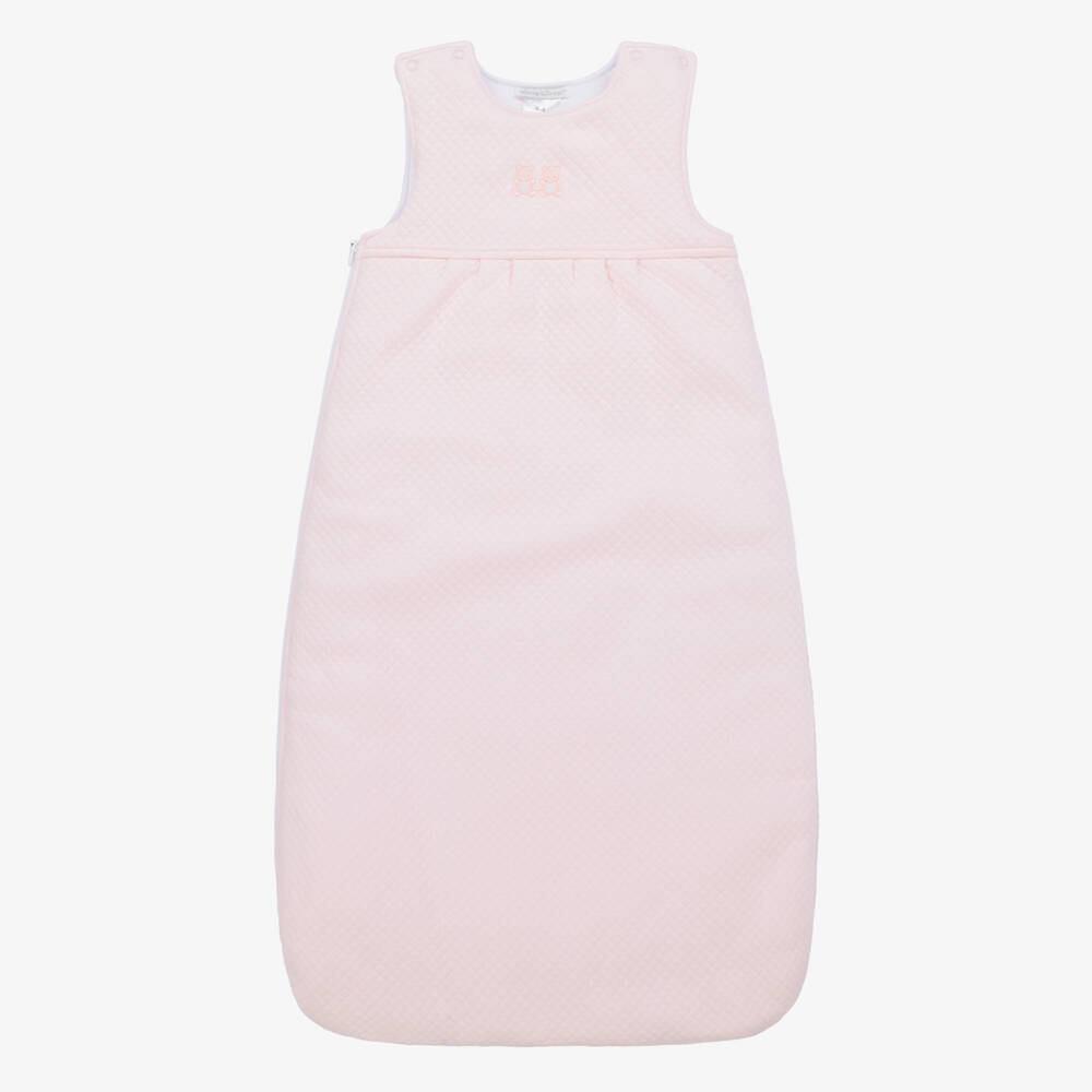 Kissy Kissy-Girls Soft Pink Quilted Sleep Bag | Childrensalon Outlet