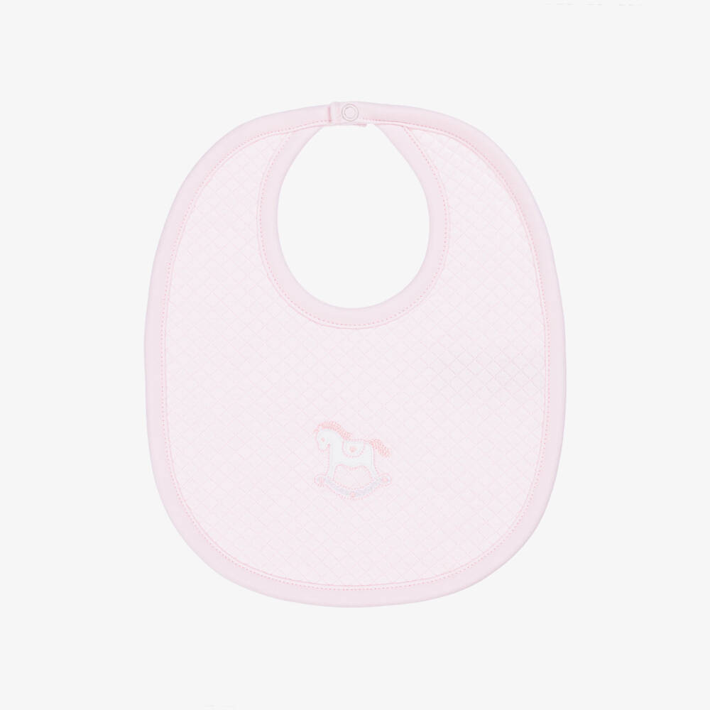 Kissy Kissy-Girls Soft Pink Riding Horse Bib | Childrensalon Outlet