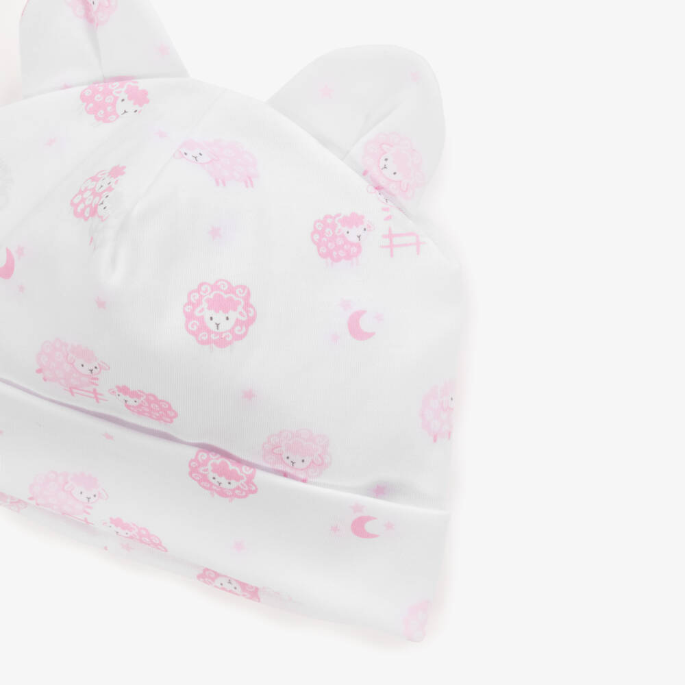 Kissy Kissy-Girls' Soft Pink Sheep Hat | Childrensalon Outlet