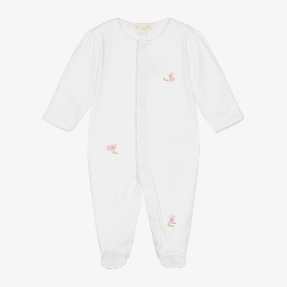 Kissy Kissy-Мягкий белый комбинезон для девочек с зайчиком | Childrensalon Outlet