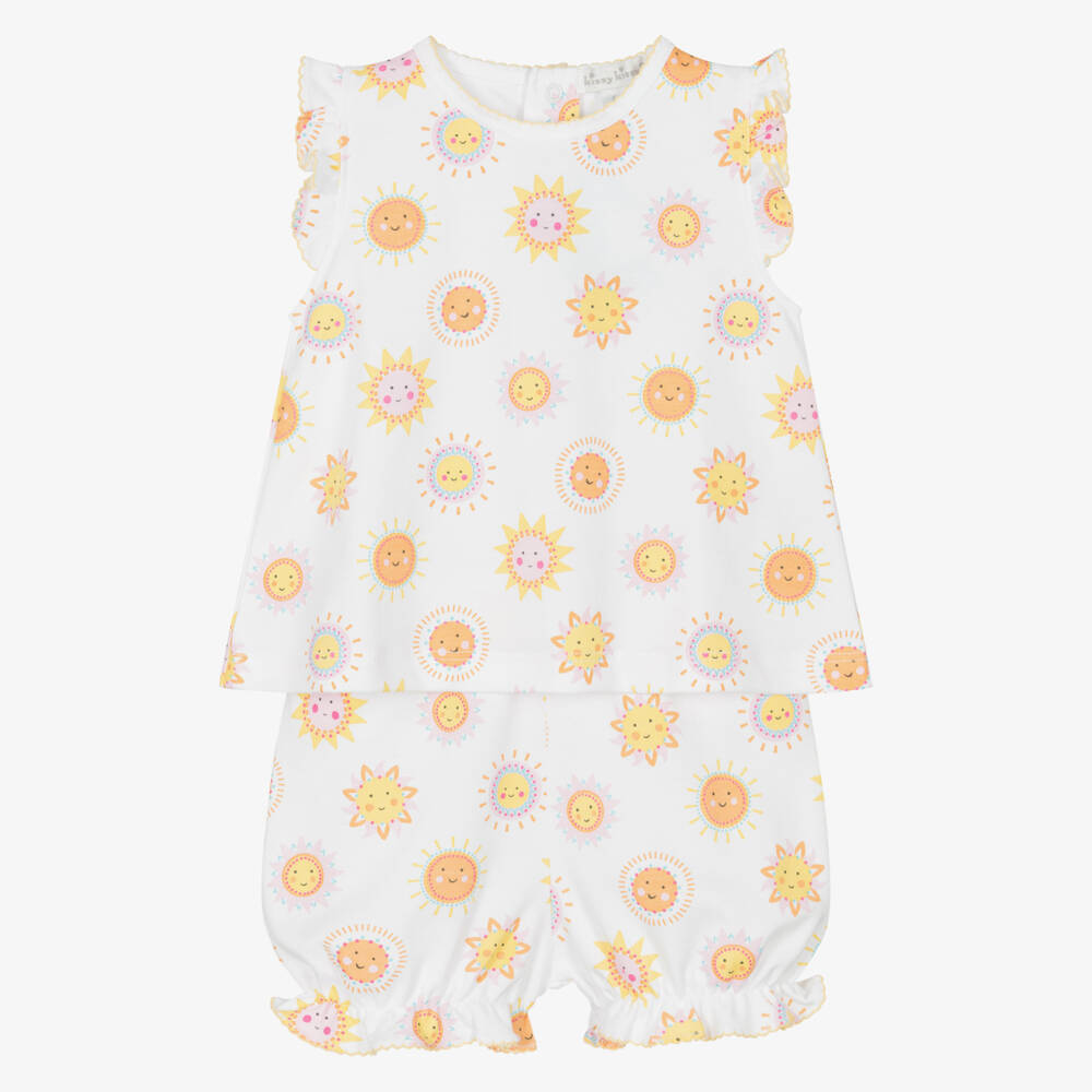 Kissy Kissy-Летний комплект хлопковых шорт для девочек | Childrensalon Outlet