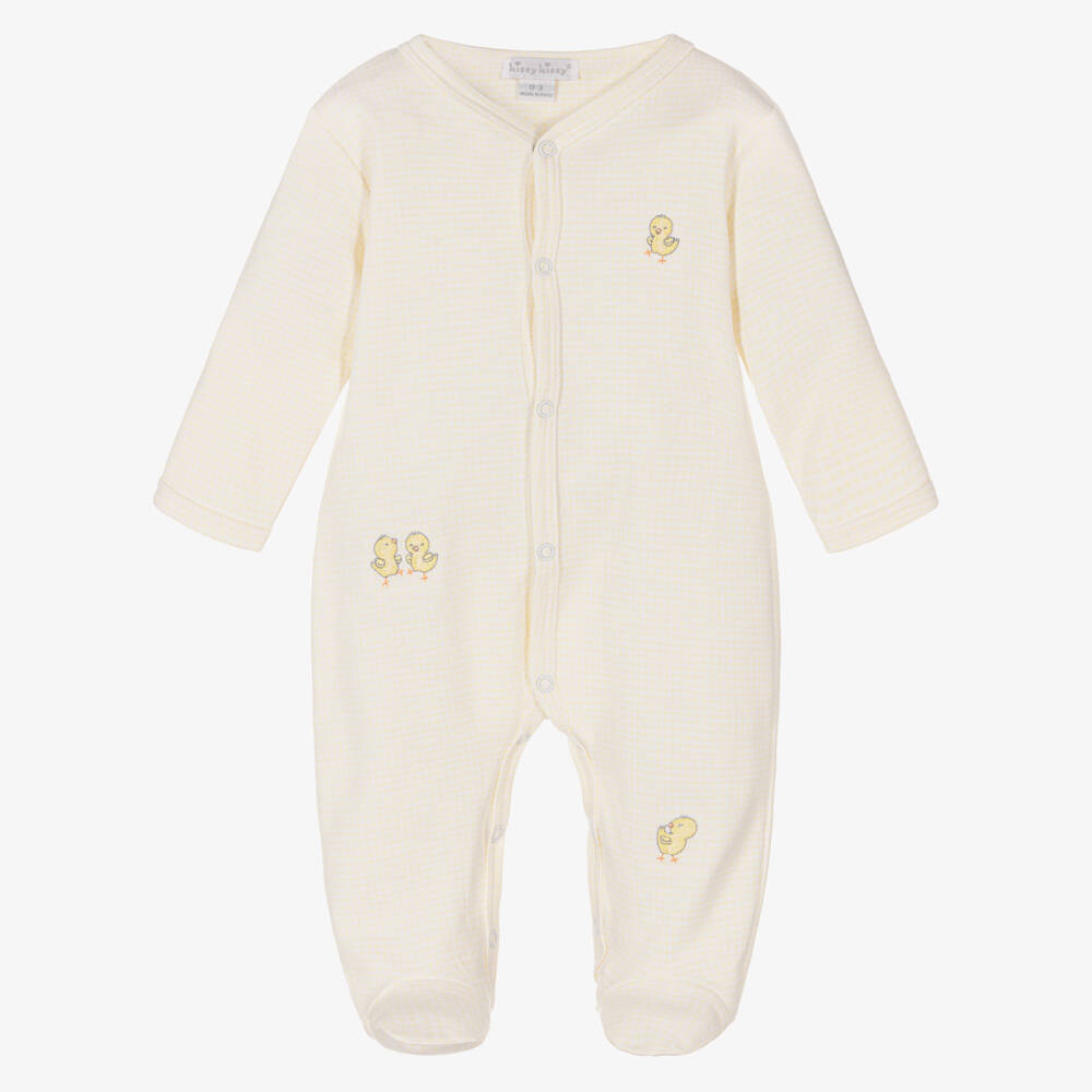 Kissy Kissy-Girls Sunny Chick Pima Cotton Romper | Childrensalon Outlet
