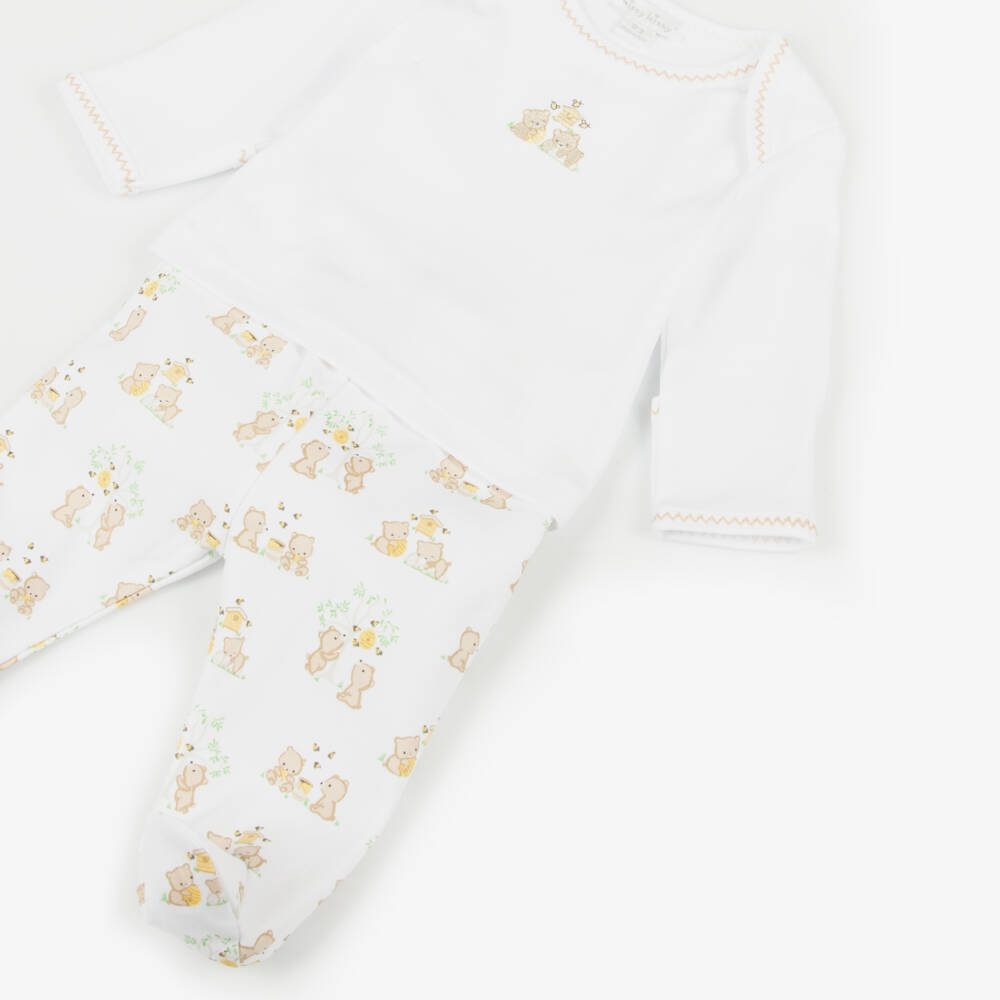 Kissy Kissy-Girls White Bear Dream 2-Piece Set | Childrensalon Outlet