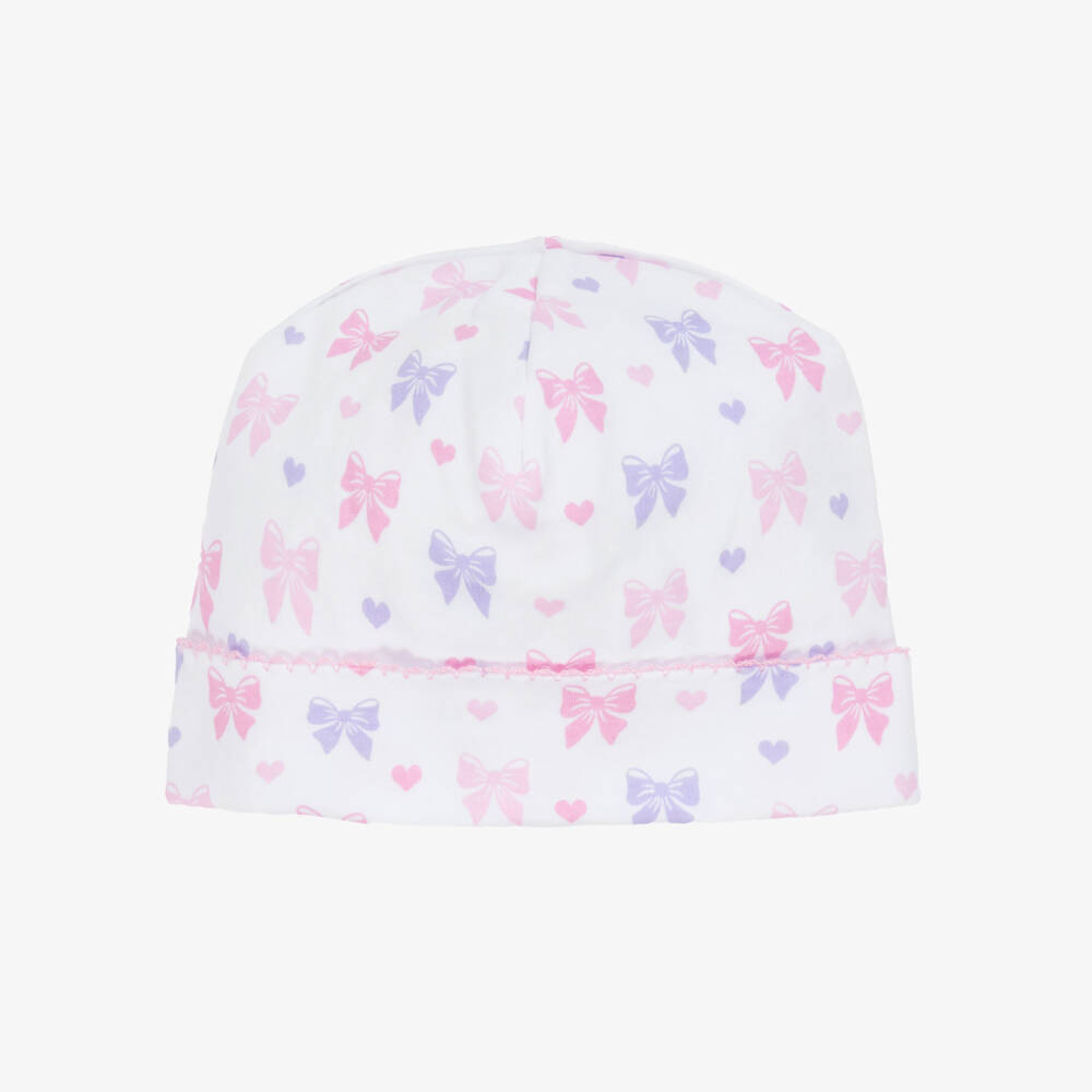 Kissy Kissy-Шляпа из белого хлопка с бантом для девочек | Childrensalon Outlet