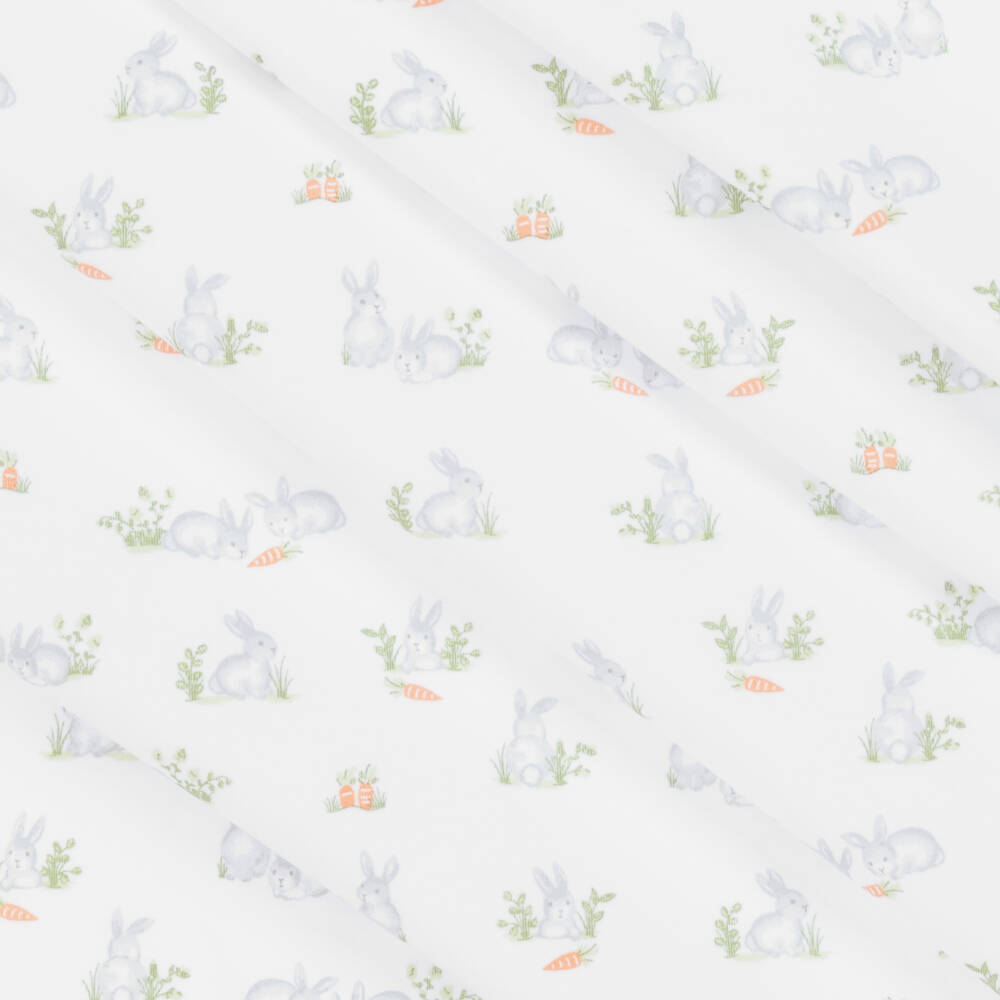 Kissy Kissy-طقم بيبي سوت أبيض للبنات بتطريز أرنب | Childrensalon Outlet