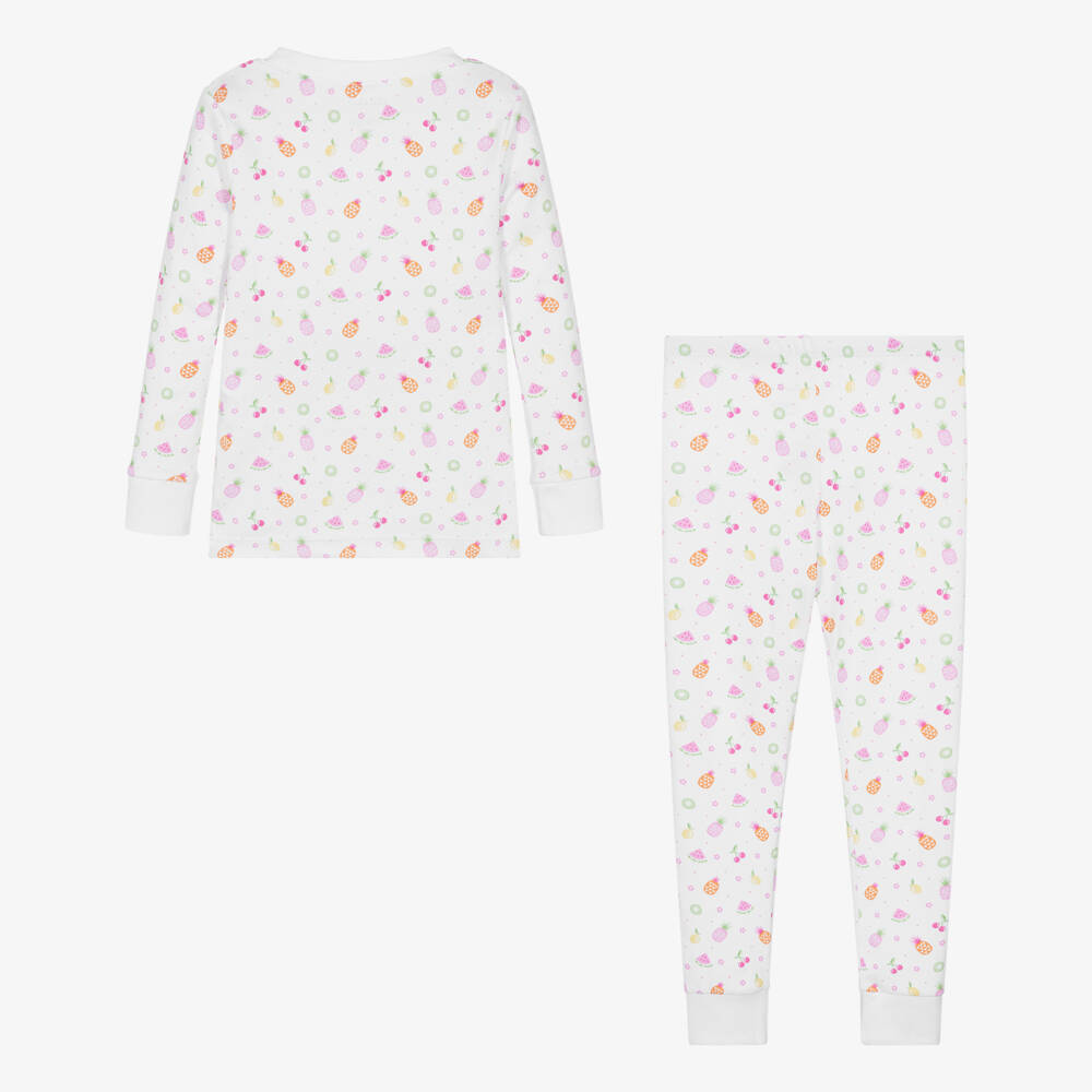 Kissy Kissy-Пижама из белого хлопка с фруктовым узором для девочек | Childrensalon Outlet