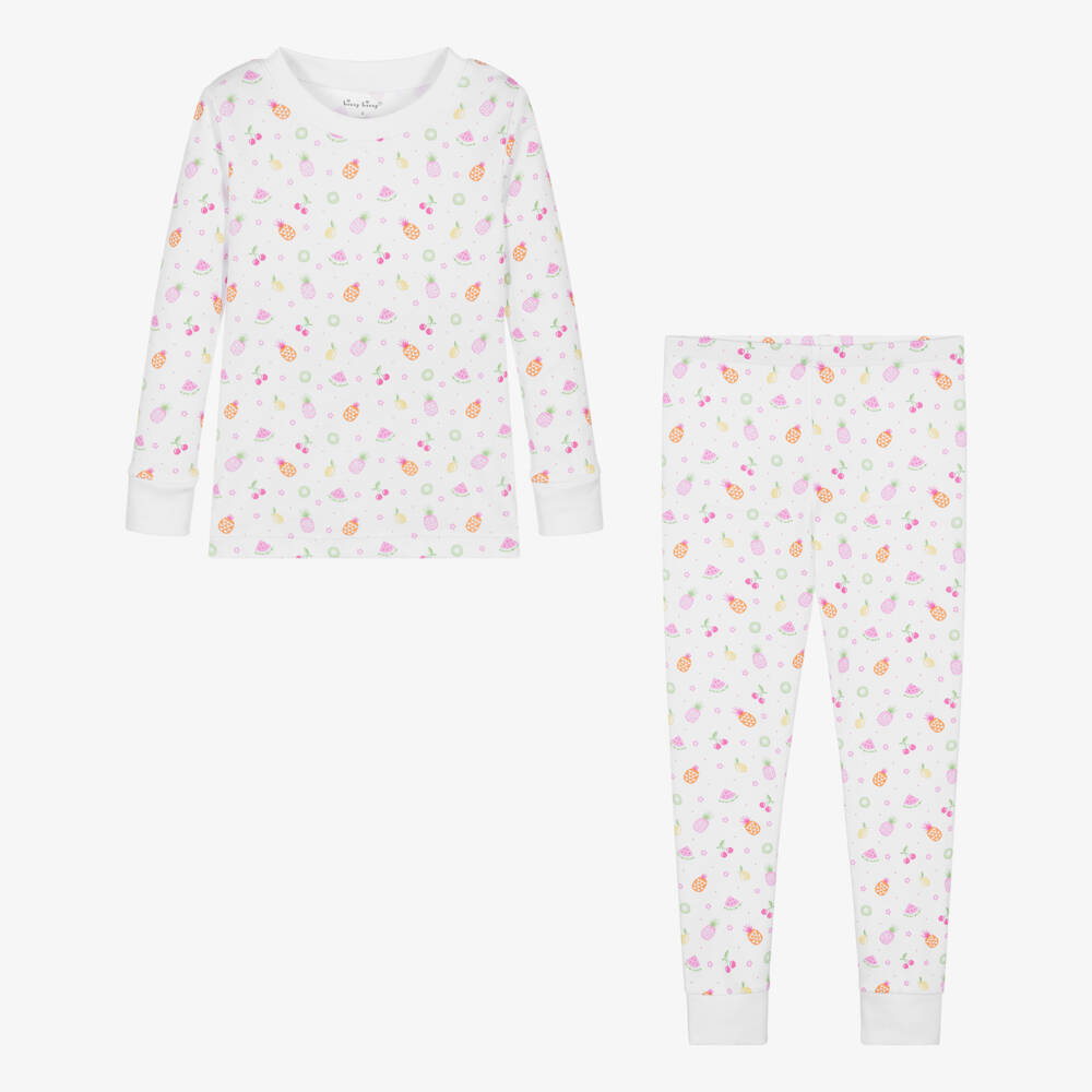 Kissy Kissy-Пижама из белого хлопка с фруктовым узором для девочек | Childrensalon Outlet
