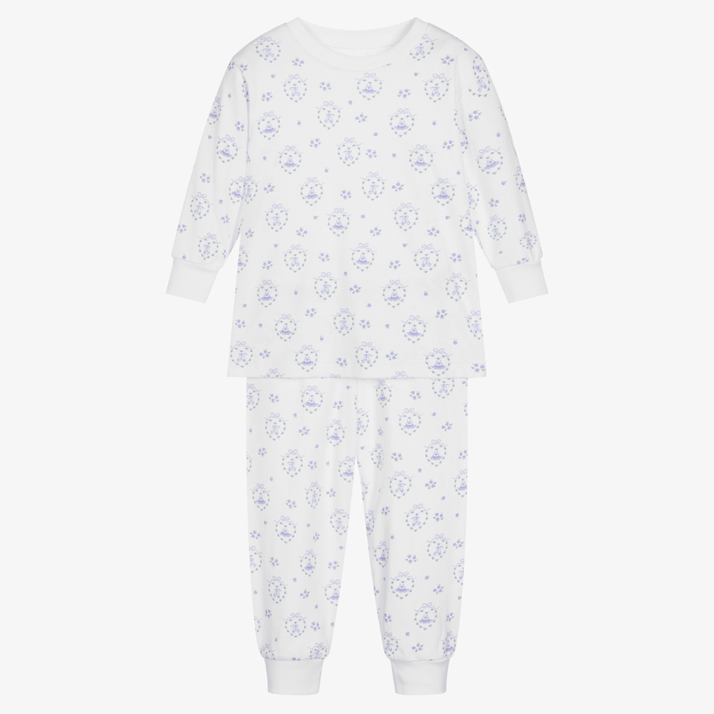 Kissy Kissy - Pyjama blanc en coton Fille | Childrensalon