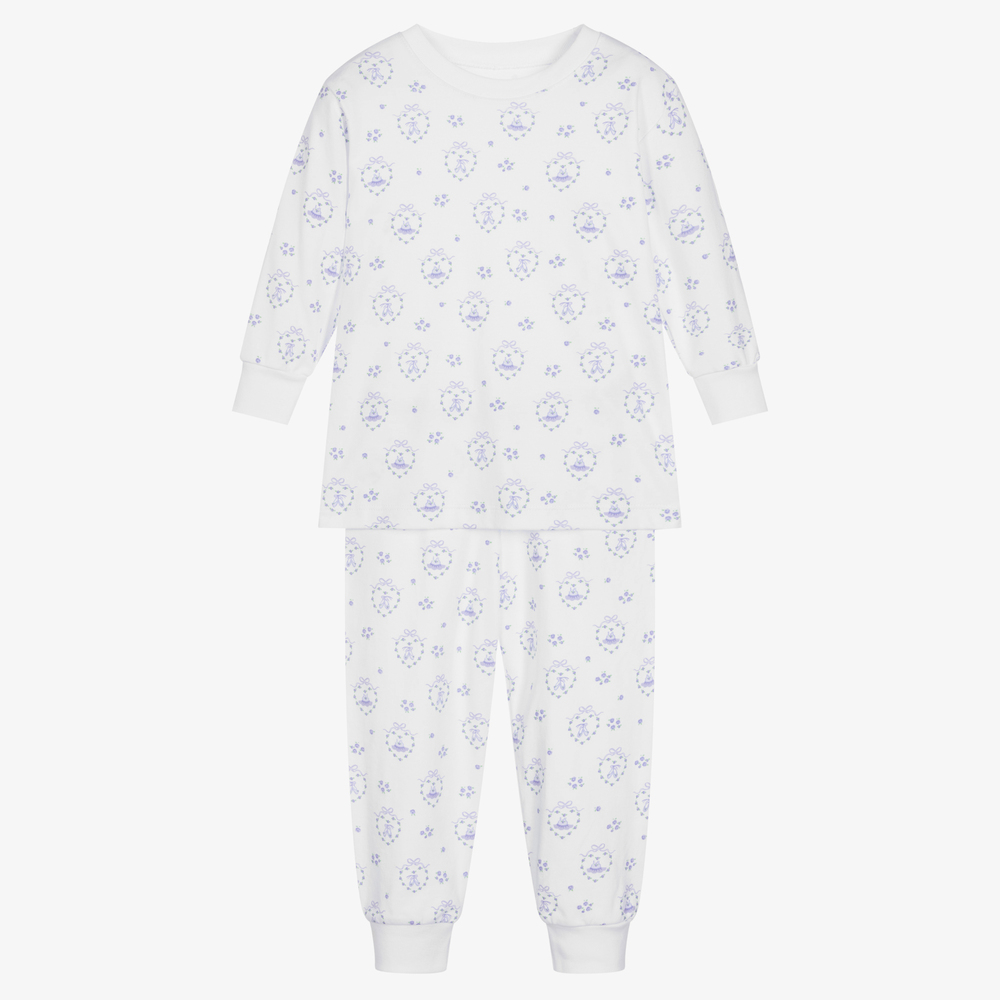 Kissy Kissy-Girls White Cotton Pyjamas | Childrensalon Outlet