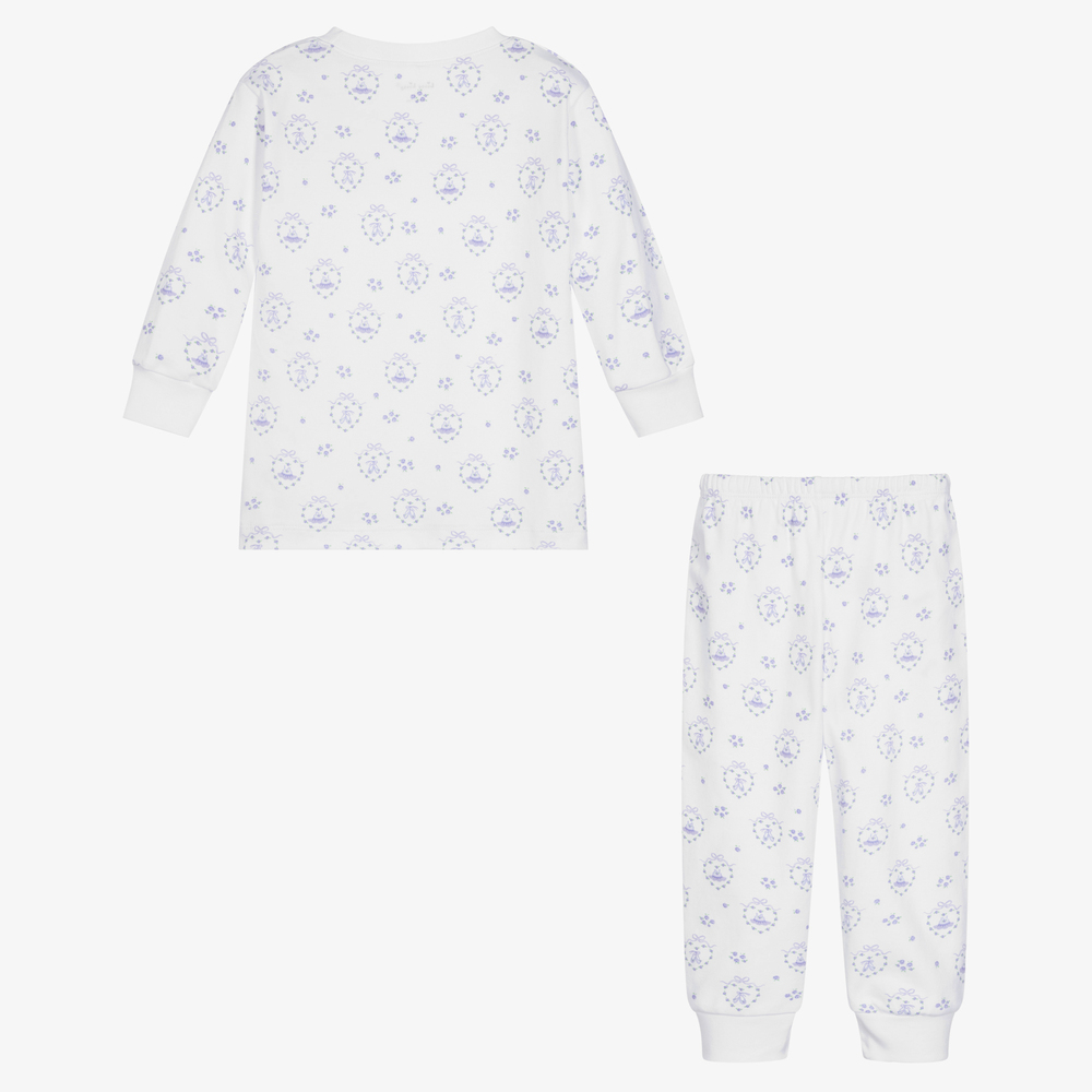Kissy Kissy-Girls White Cotton Pyjamas | Childrensalon Outlet