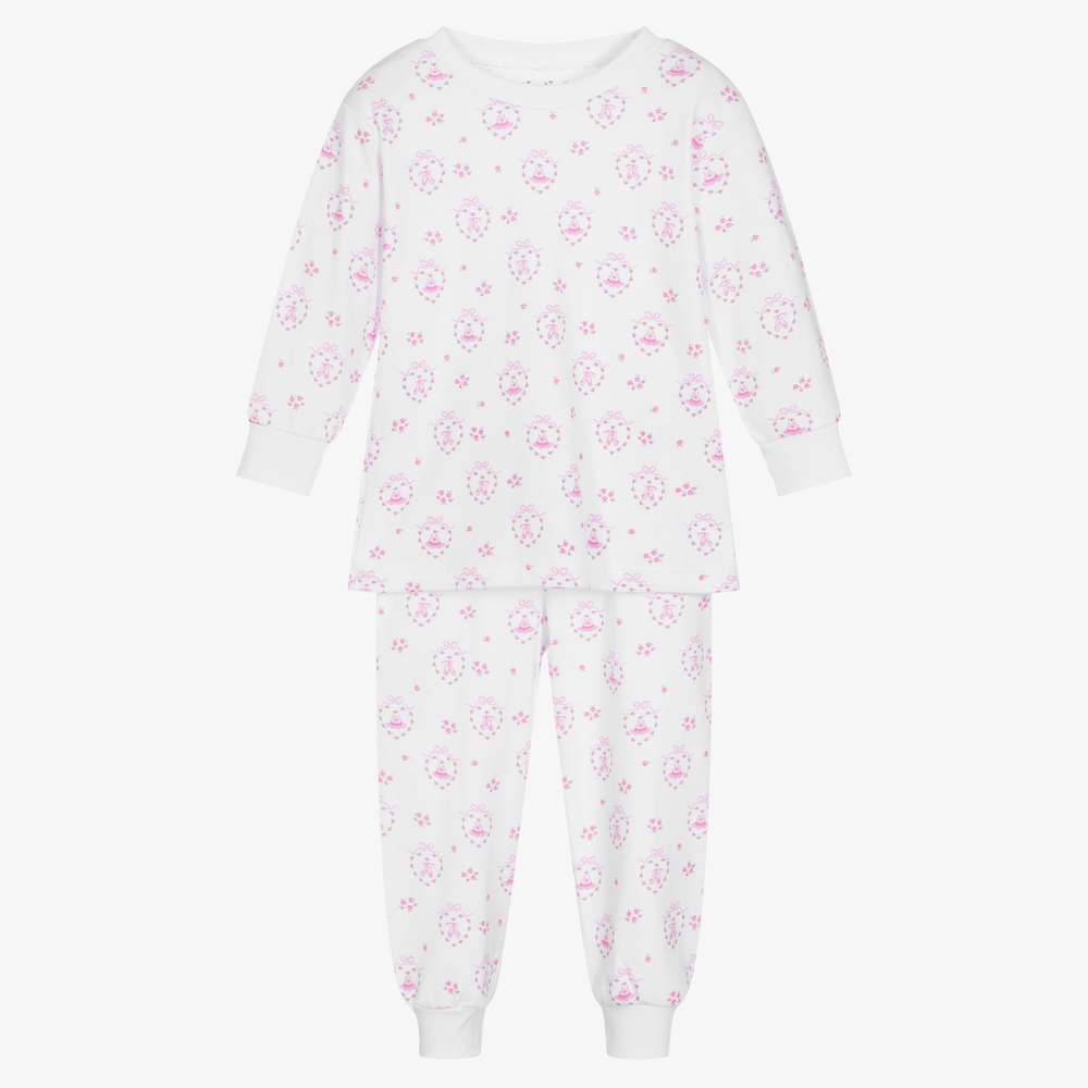 Kissy Kissy - Pyjama blanc en coton Fille | Childrensalon