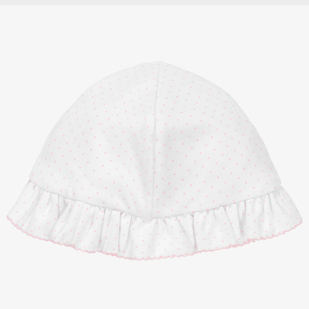 Kissy Kissy-Белая хлопковая шапочка с клубникой | Childrensalon Outlet