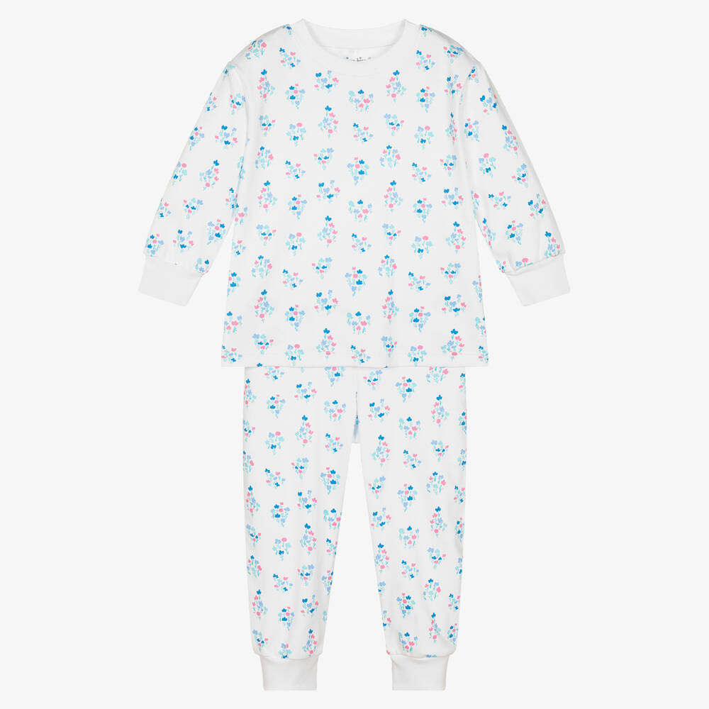 Kissy Kissy - Pyjama blanc fleurs d'hiver | Childrensalon