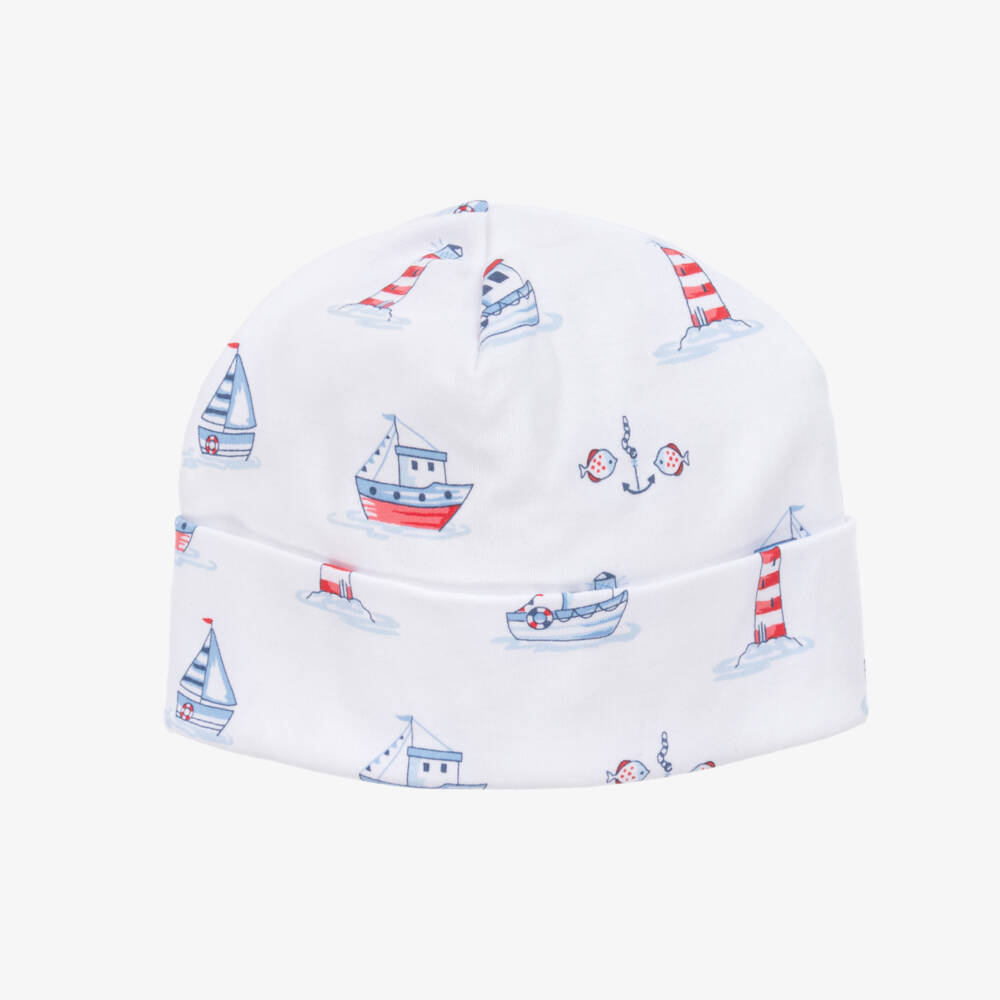Kissy Kissy-Girls White Nautical Adventure Hat | Childrensalon Outlet
