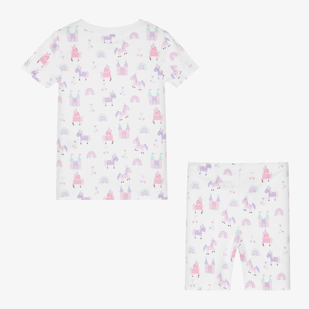 Kissy Kissy-Girls White Stay Magical Short Pyjamas | Childrensalon Outlet