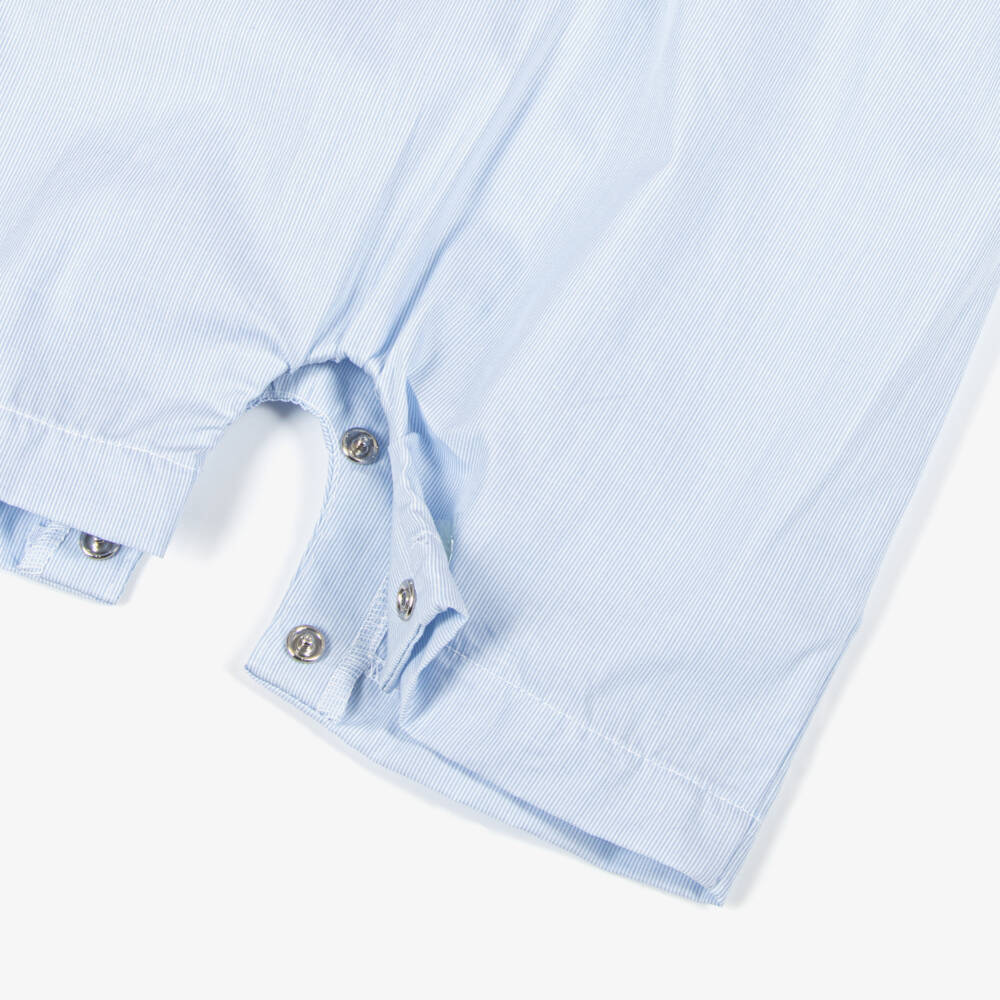 Kissy Kissy-Infant Boys Smocked Cotton Romper | Childrensalon Outlet