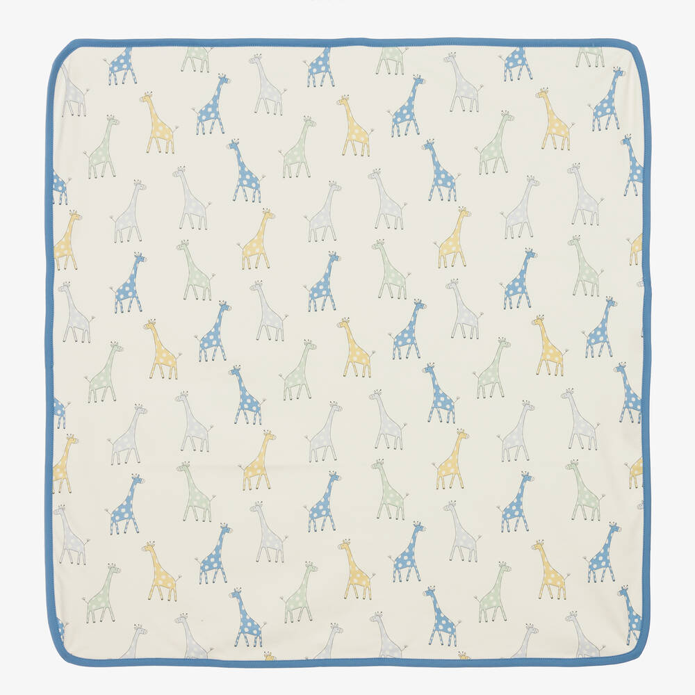 Kissy Kissy - Кремовое одеяло с жирафами (70см) | Childrensalon
