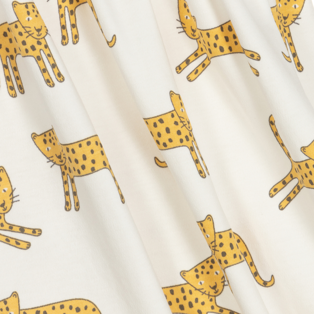 Kissy Kissy-Ivory Pima Cotton Leopard Dress | Childrensalon Outlet