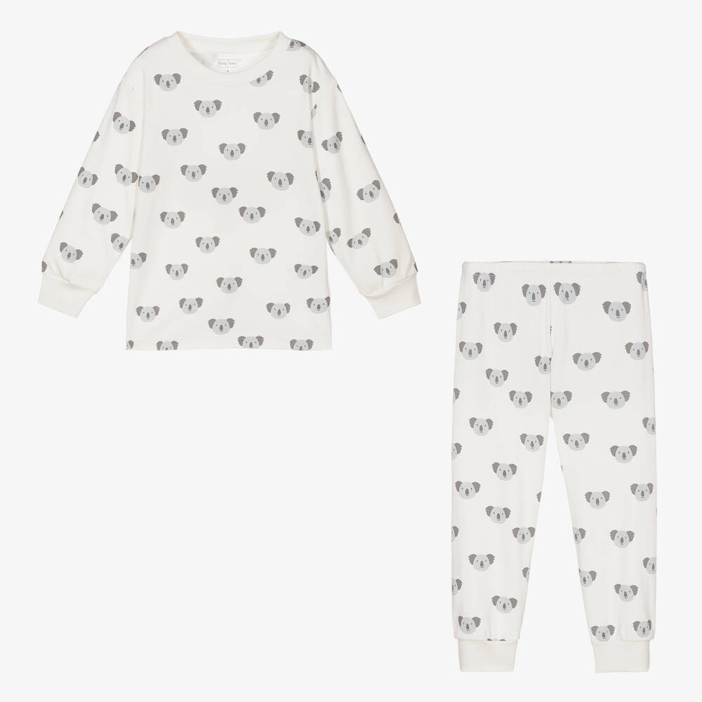 كيسي كيسي Kissy Love-بيجاما قطن بيما لون عاجي | Childrensalon Outlet