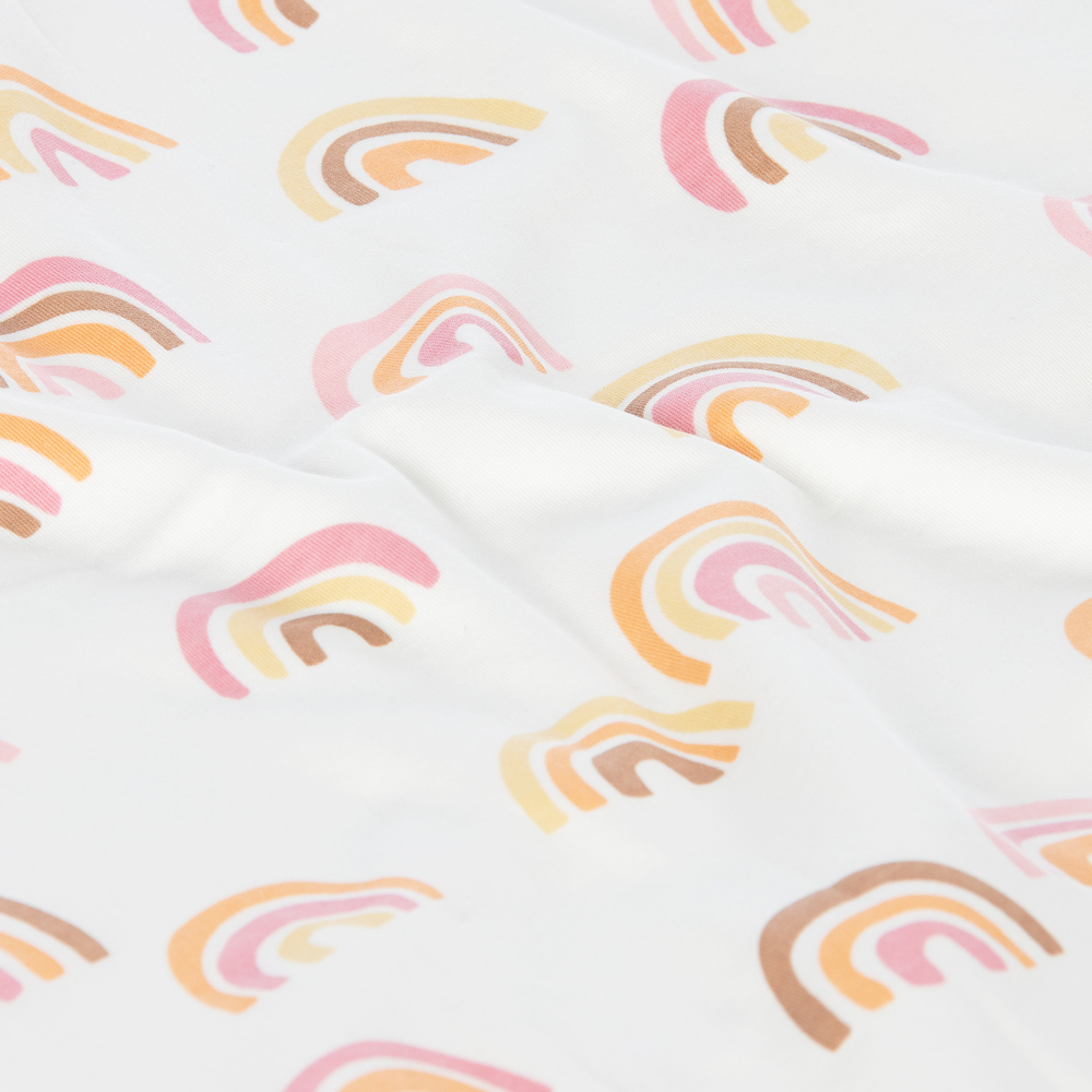 Kissy Kissy-Ivory Rainbow Blanket (72cm) | Childrensalon Outlet