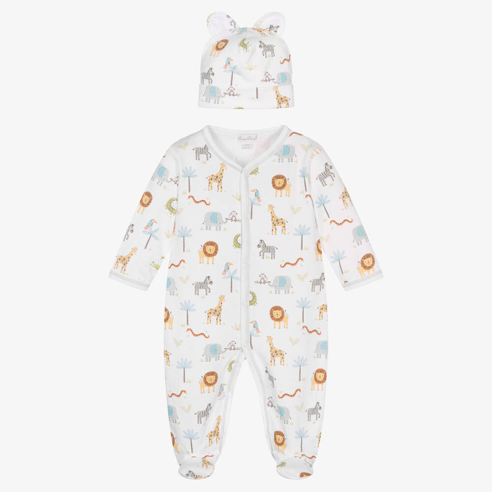 Kissy Kissy - Joy Pima Cotton Babygrow Set | Childrensalon