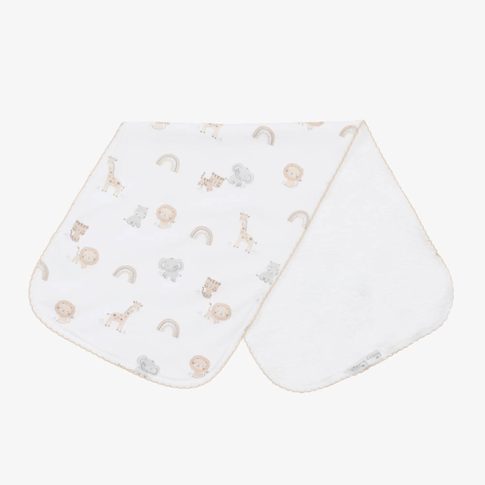 Kissy Kissy-Junior Boys Safari Pima Burp Cloth | Childrensalon Outlet
