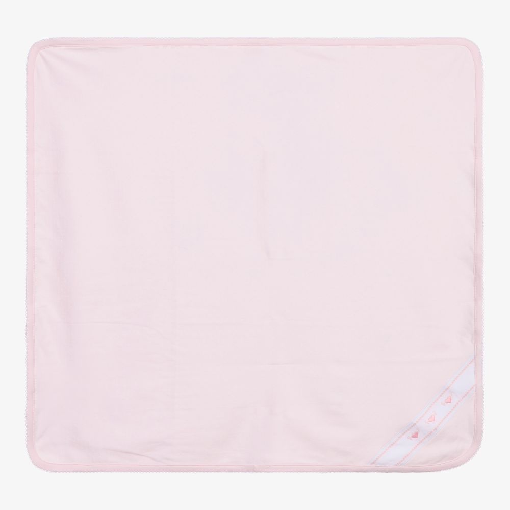 Kissy Kissy - Розовое одеяло из хлопка (73см) | Childrensalon