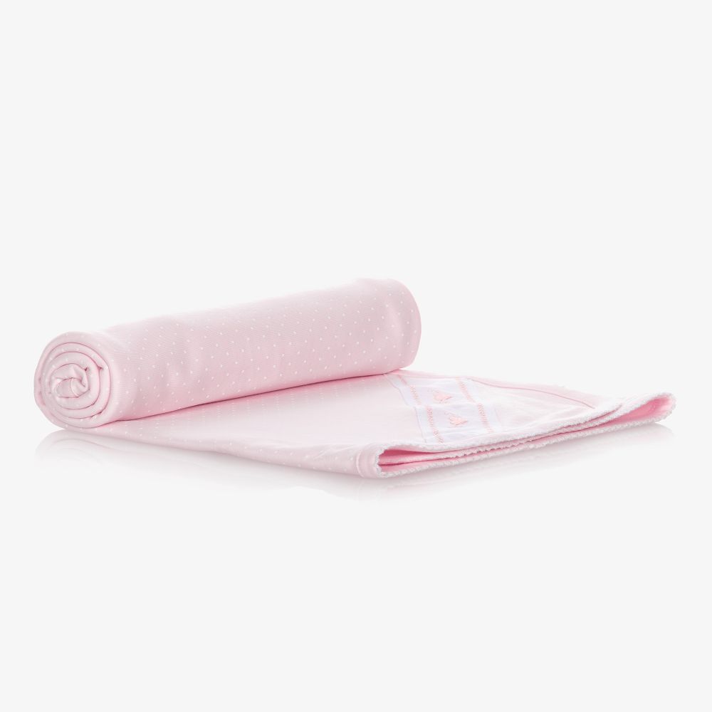 Kissy Kissy Love Cotton Blanket (73cm) Childrensalon Outlet