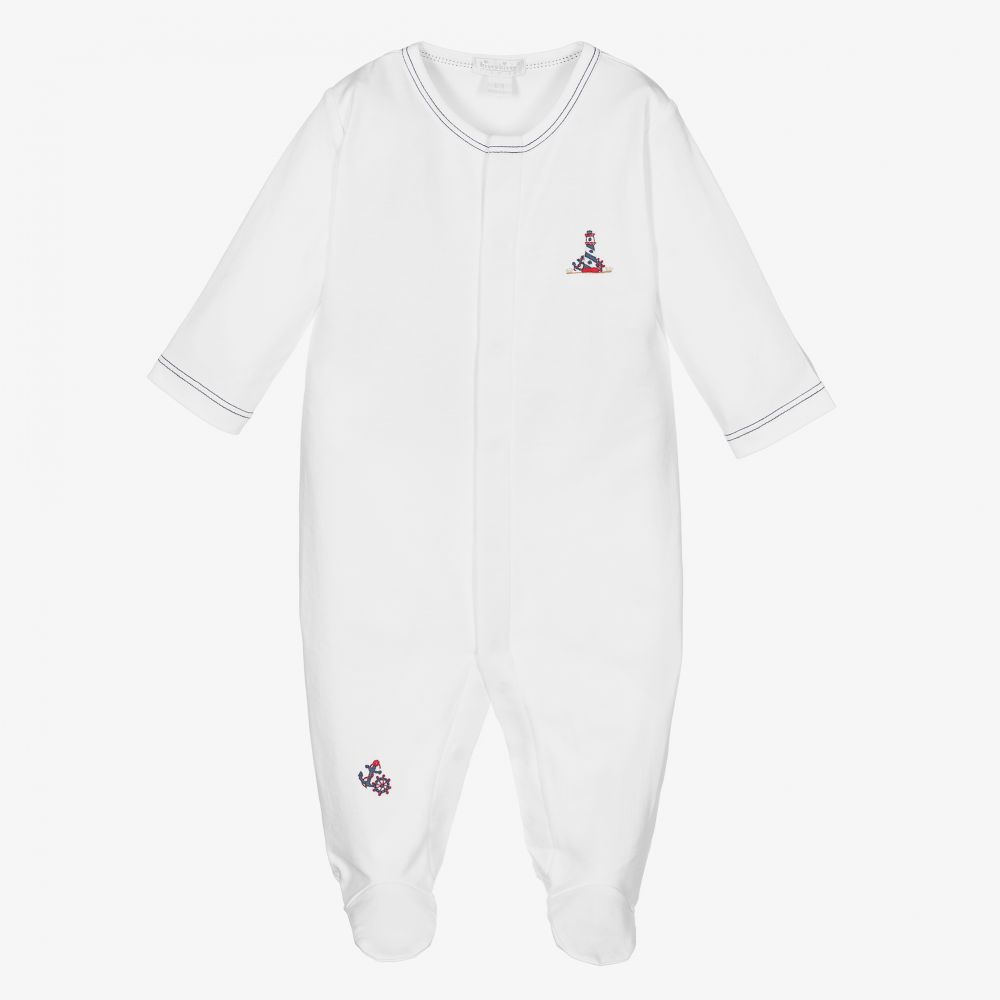 Kissy Kissy Nautical Pima Cotton Babygrow Childrensalon Outlet