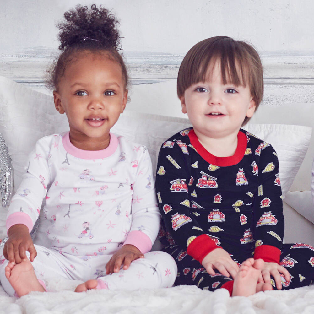 Kissy Kissy-Navy Blue Pima Cotton Pyjamas | Childrensalon Outlet
