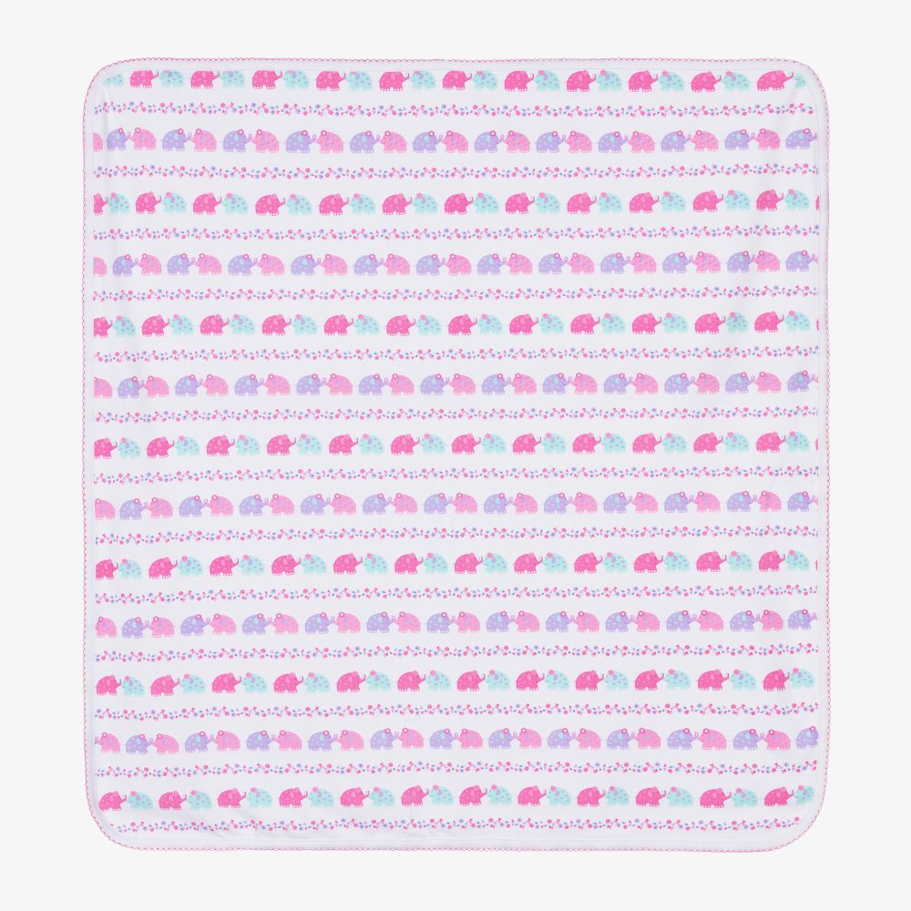 Kissy Kissy - Nelly Cotton Blanket (75cm) | Childrensalon