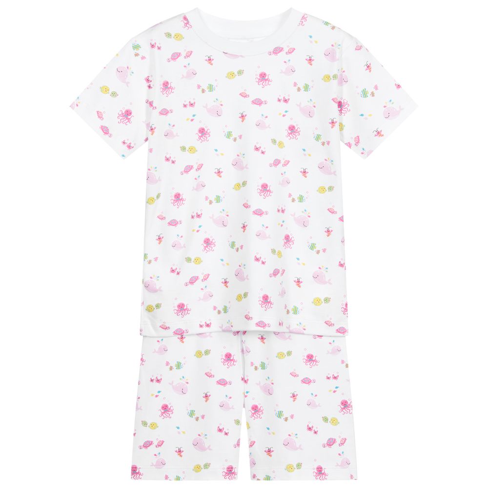 Kissy Kissy - Ocean Pima Cotton Pyjamas | Childrensalon