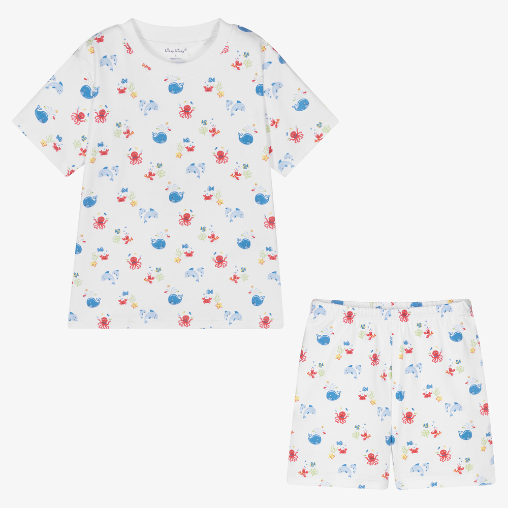 Kissy Kissy-Пижама из хлопка пима с обитателями океана | Childrensalon Outlet