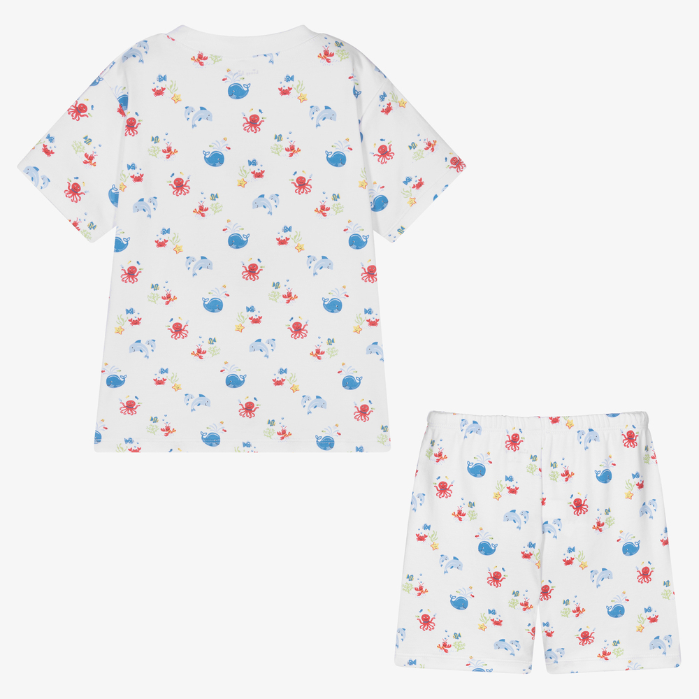 Kissy Kissy-Пижама из хлопка пима с обитателями океана | Childrensalon Outlet
