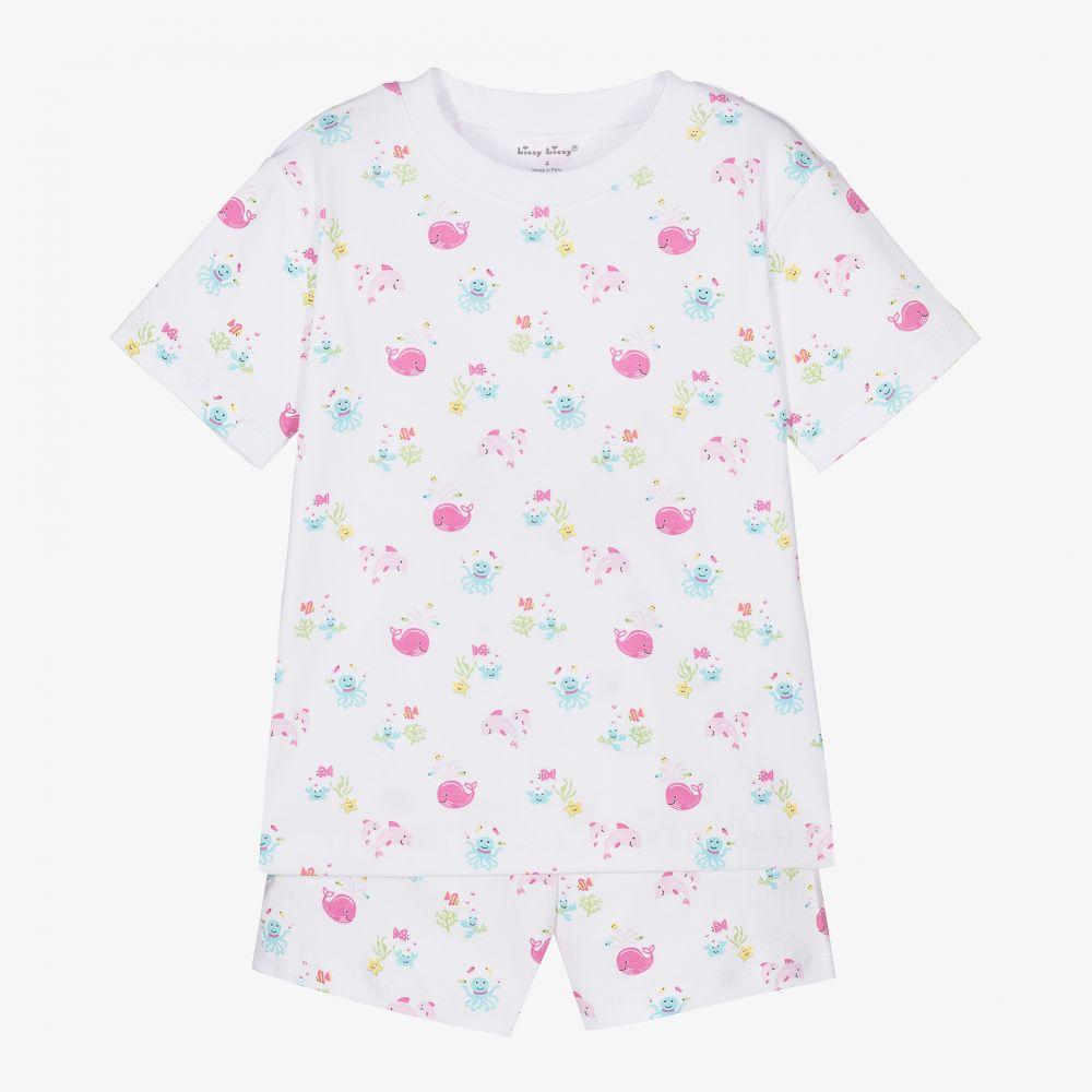 Kissy Kissy - Ocean Pima Cotton Pyjamas | Childrensalon