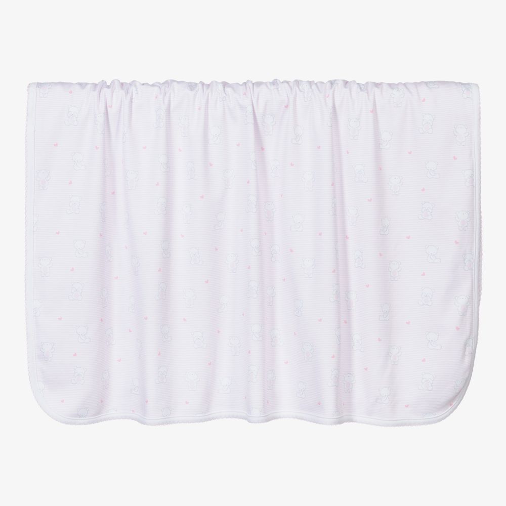 Kissy Kissy-Pale Pink Bear Babygrow Set | Childrensalon Outlet