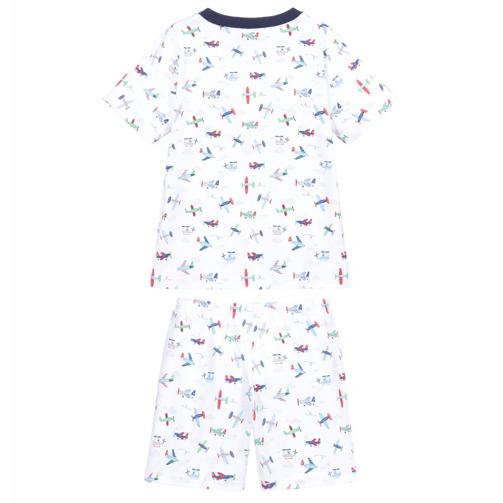 Kissy Kissy-Pima Cotton Aeroplane Pyjamas | Childrensalon Outlet