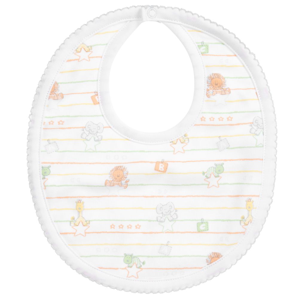 Kissy Kissy-Pima Cotton Alphabet Bib | Childrensalon Outlet