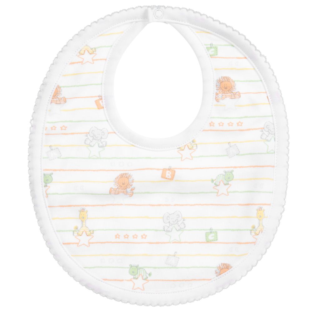 Kissy Kissy - Bavoir en coton Pima à alphabet | Childrensalon