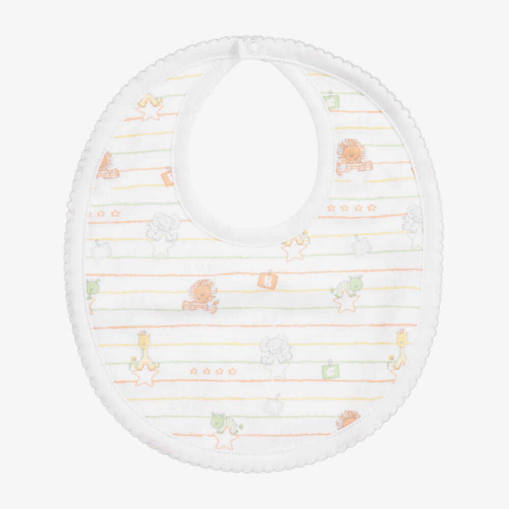 Kissy Kissy-Pima Cotton Alphabet Bib | Childrensalon Outlet
