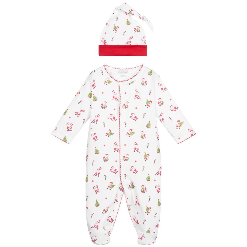 Kissy Kissy - Pima Cotton Babygrow & Hat Set | Childrensalon