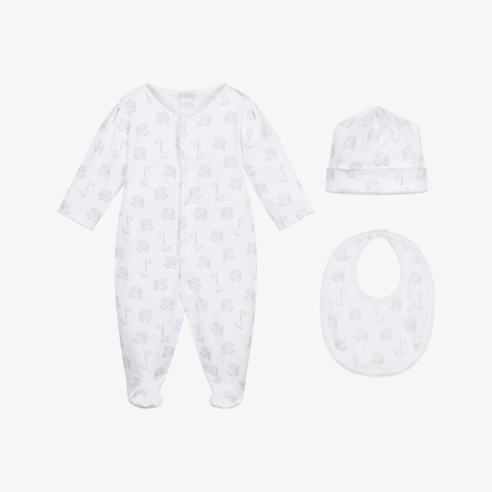 Kissy Kissy-Pima Cotton Babygrow Set | Childrensalon Outlet