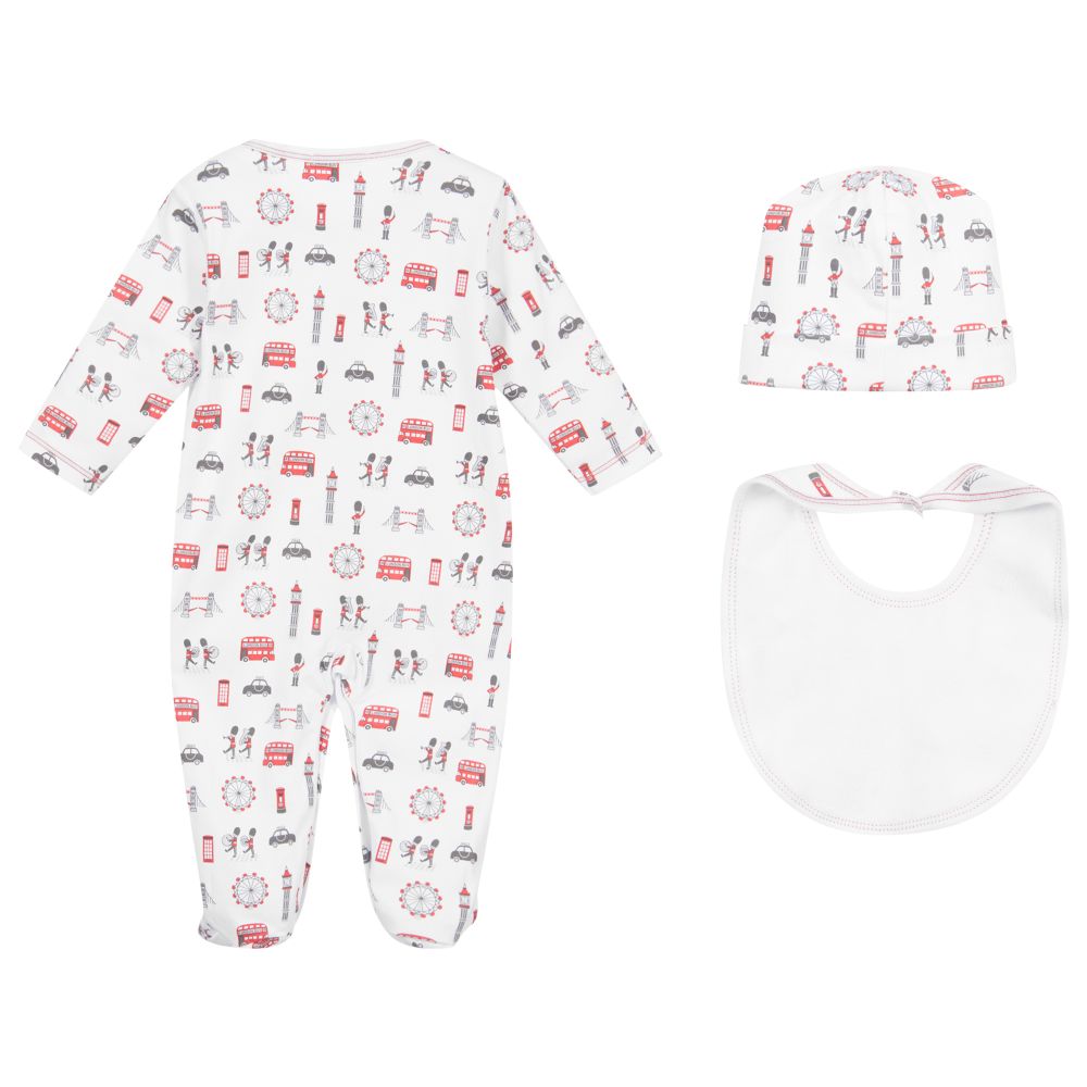 Kissy Kissy-Pima Cotton Babygrow Set | Childrensalon Outlet